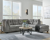 NANDRI Gray 115" x 91" Sectional