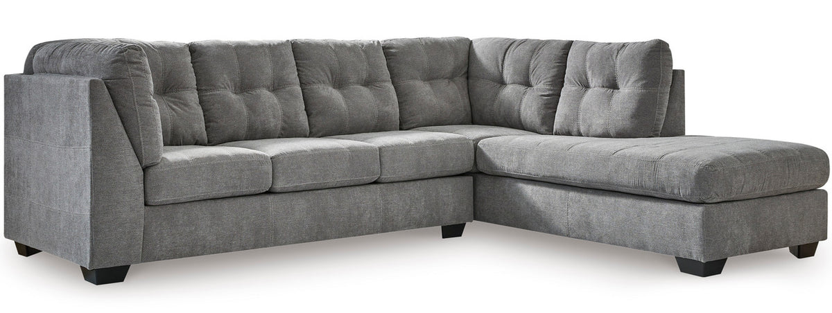 NANDRI Gray 115" x 91" Sectional
