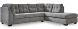 NANDRI Gray 115" x 91" Sectional