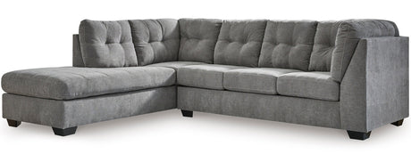 NANDRI Gray 115" x 91" Sectional