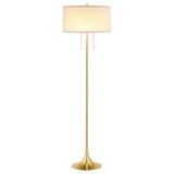 NARYAM Gold 19" x 65" Height Floor Lamp