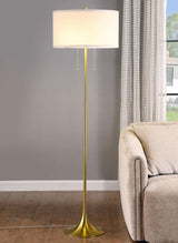 NARYAM Gold 19" x 65" Height Floor Lamp