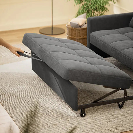 NAXOS Gray 52" Wide Sofa Sleeper