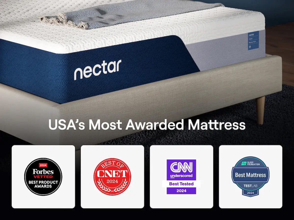 AMBROSIA Classic Firm Memory Foam 12" Mattress