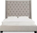 NEIL Light Gray Bed