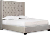 NEIL Light Gray Bed
