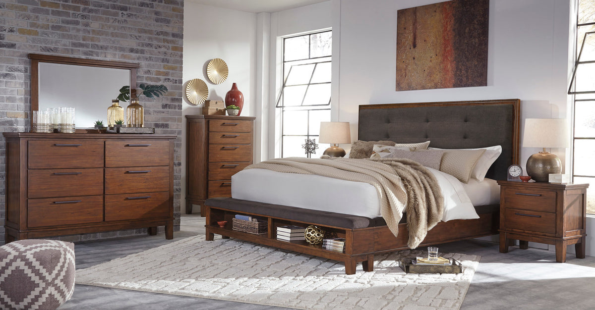 NELA Brown Bedroom Set