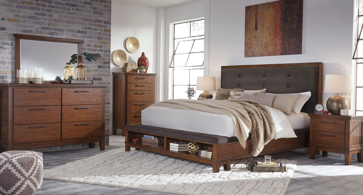 NELA Brown Bedroom Set