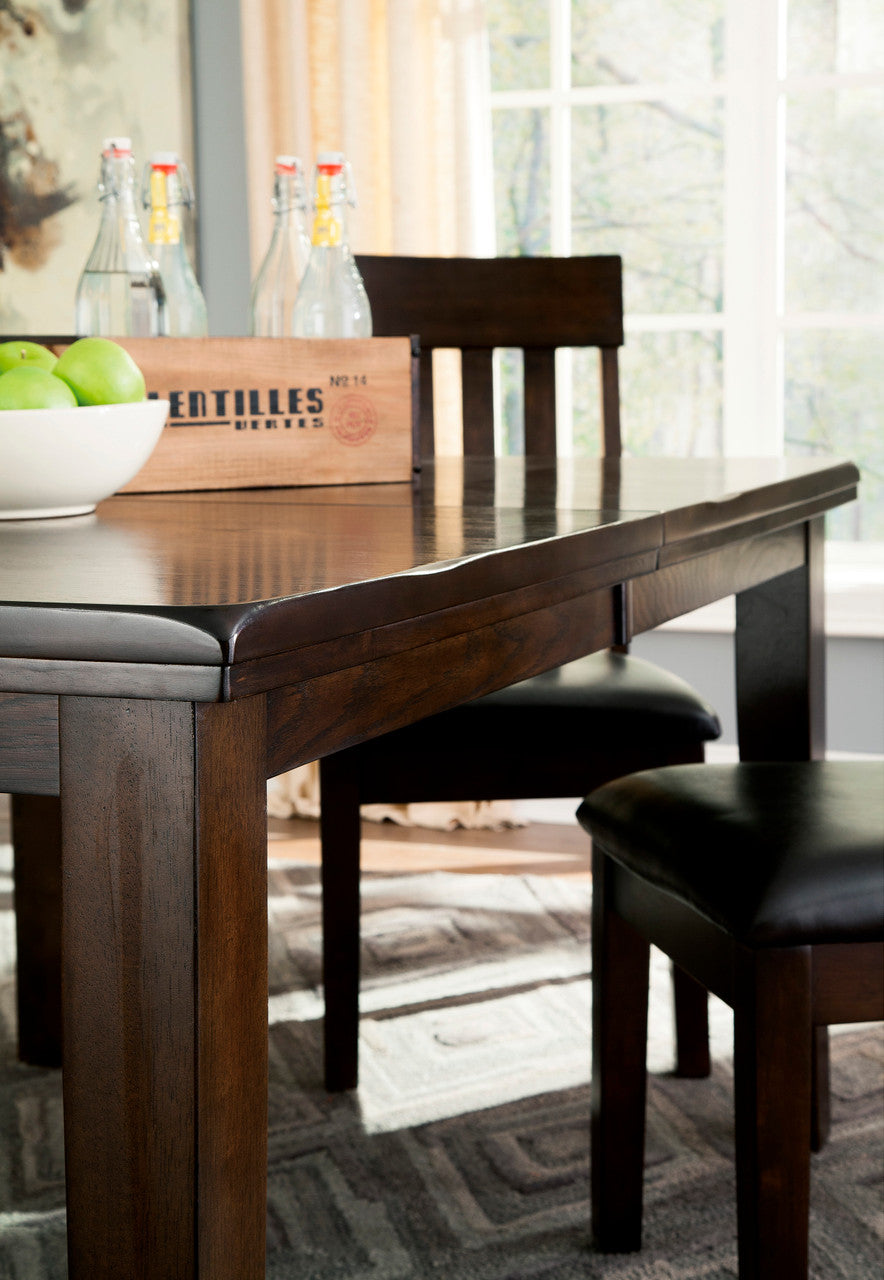 NELA Dark Brown 9 Piece Dining Set