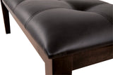NELA Dark Brown 50" Wide Dining Bench