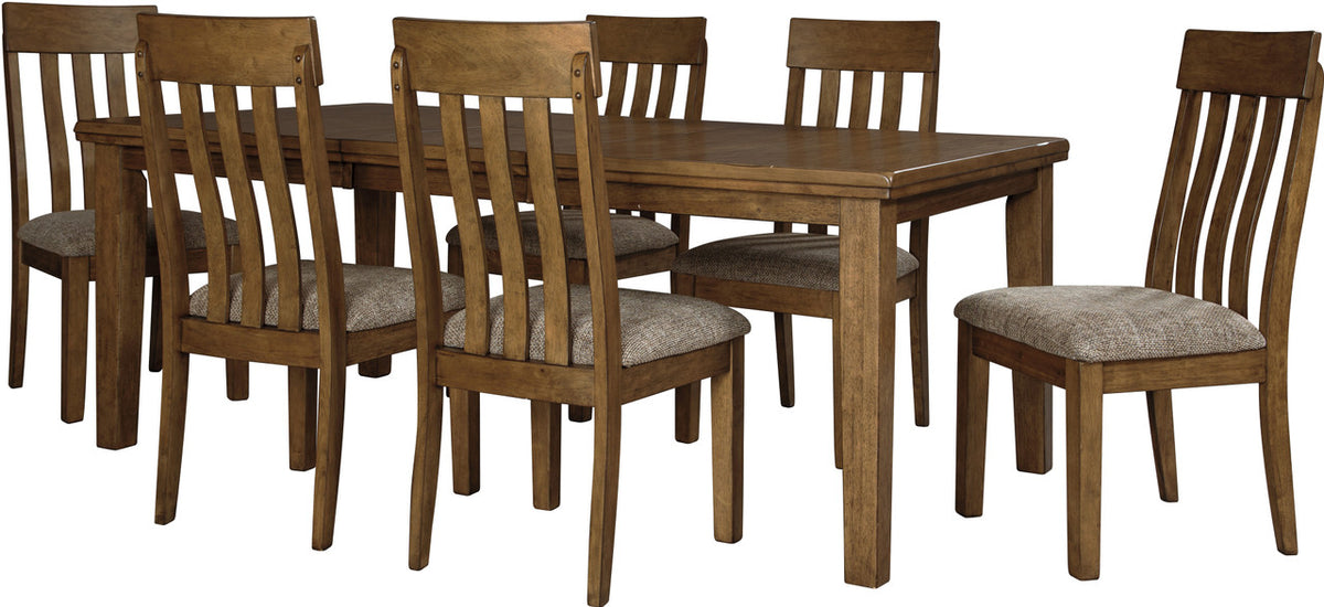 NELA Light Brown 7 Piece Dining Set