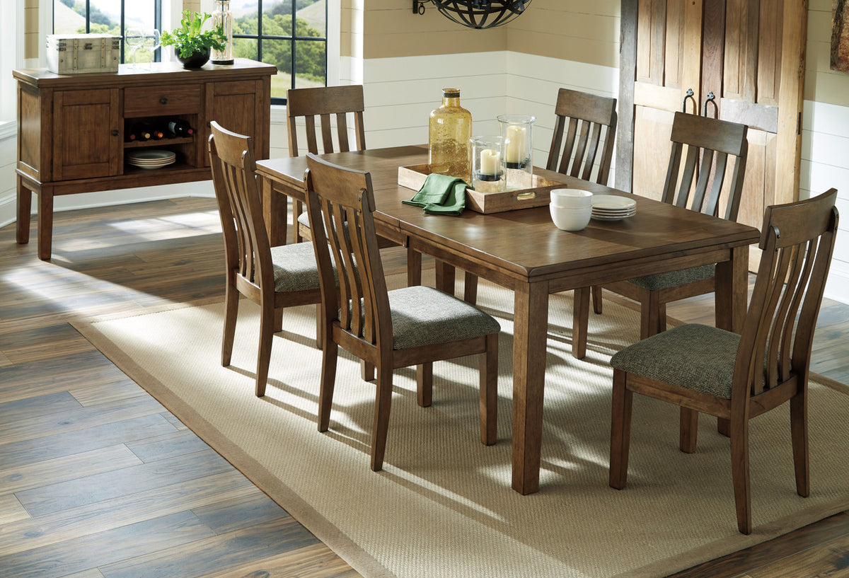 NELA Light Brown 7 Piece Dining Set