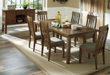 NELA Light Brown 7 Piece Dining Set