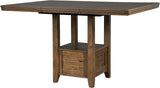 NELA Light Brown 60" Wide Counter Height Table