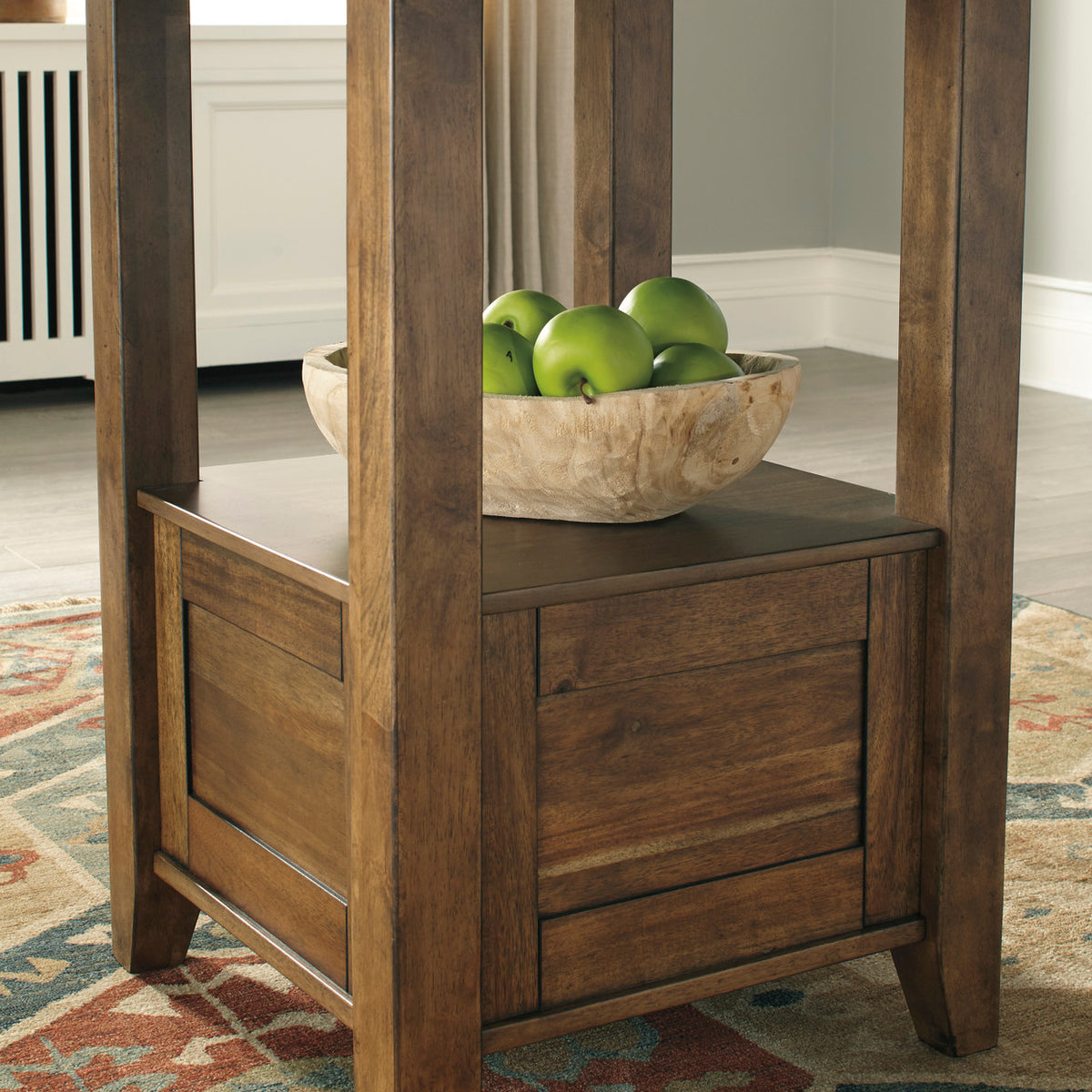 NELA Light Brown 5 Piece Counter Height Set