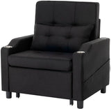 NESTER Black 34" Wide Pop-Up Chair Sleeper