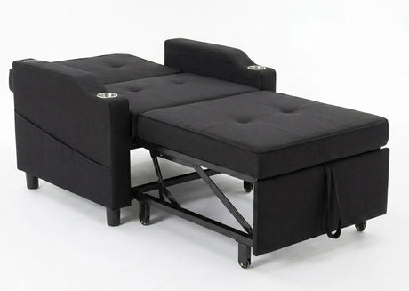 NESTER Black 34" Wide Pop-Up Chair Sleeper