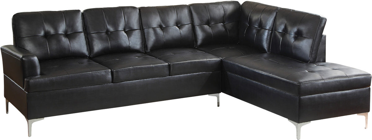 NEWALL Black 109" Wide Sectional (RTA)