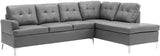 NEWALL Gray 109" Wide Sectional (RTA)