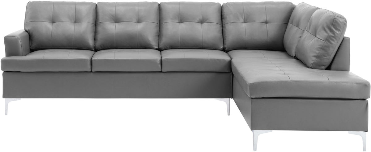 NEWALL Gray 109" Wide Sectional (RTA)