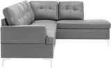 NEWALL Gray 109" Wide Sectional (RTA)