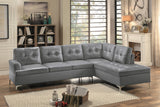 NEWALL Gray 109" Wide Sectional (RTA)