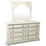 NEWHAVEN White 66" x 79" Height Dresser & Mirror