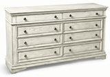 NEWHAVEN White 66" Wide x 38" Height Dresser