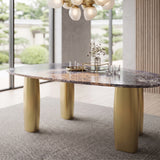 NEWPORT Sintered Stone 78" Wide x 44" Depth Luxury Dining Table