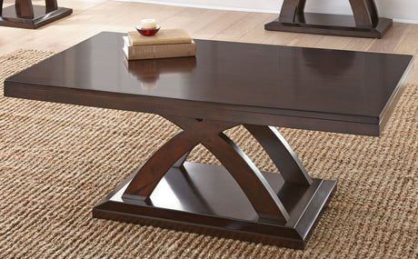 NILSA Brown 48" x 28" Coffee Table