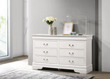 NIMES White 58.3" Wide Dresser