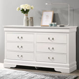 NIMES White 58.3" Wide Dresser