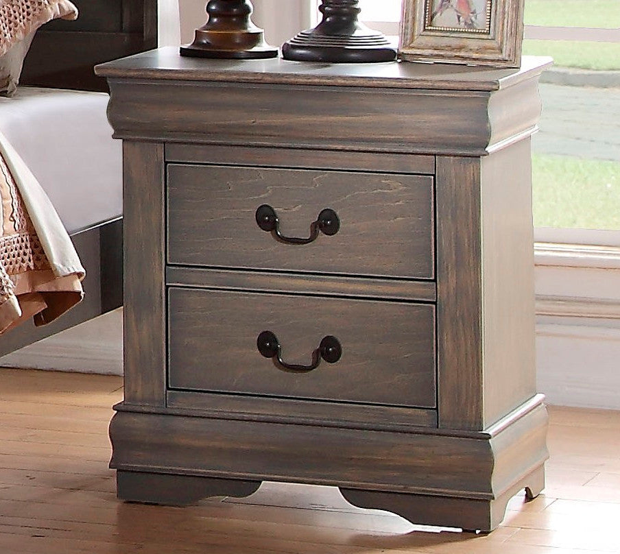 NIMES Aged Gray 22" Wide Night Stand