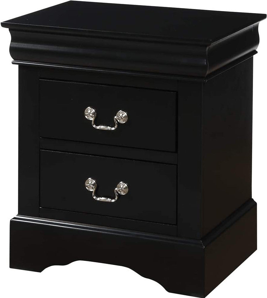 NIMES Black 21" Wide x 24" Height Night Stand