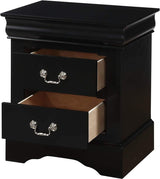 NIMES Black 21" Wide x 24" Height Night Stand