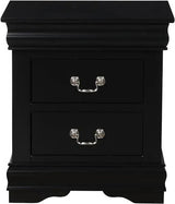 NIMES Black 21" Wide x 24" Height Night Stand