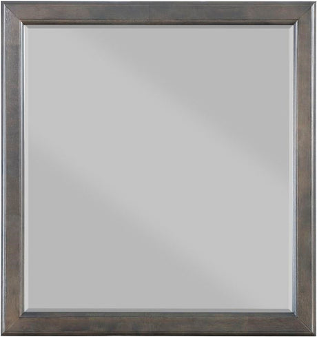 NIMES Dark Gray 58.3" Wide Dresser & Mirror