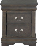 NIMES Dark Gray 22" Wide Night Stand