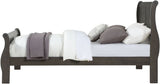 NIMES Dark Gray 47"H Sleigh Bed