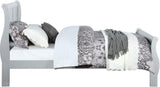 NIMES Silver 47" Height Sleigh Bed