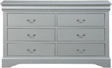 NIMES Silver 58.3" Wide Dresser