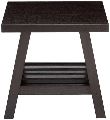Nash Dark Brown End Table
