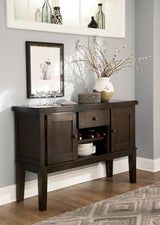 NELA Dark Brown 56" Wide Server