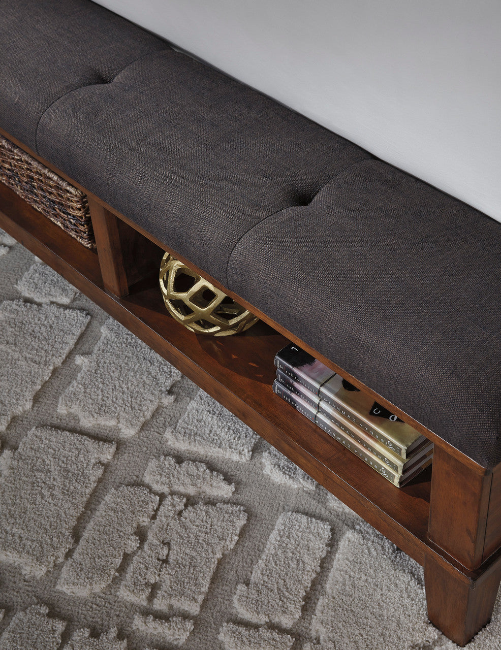 NELA Brown Bed