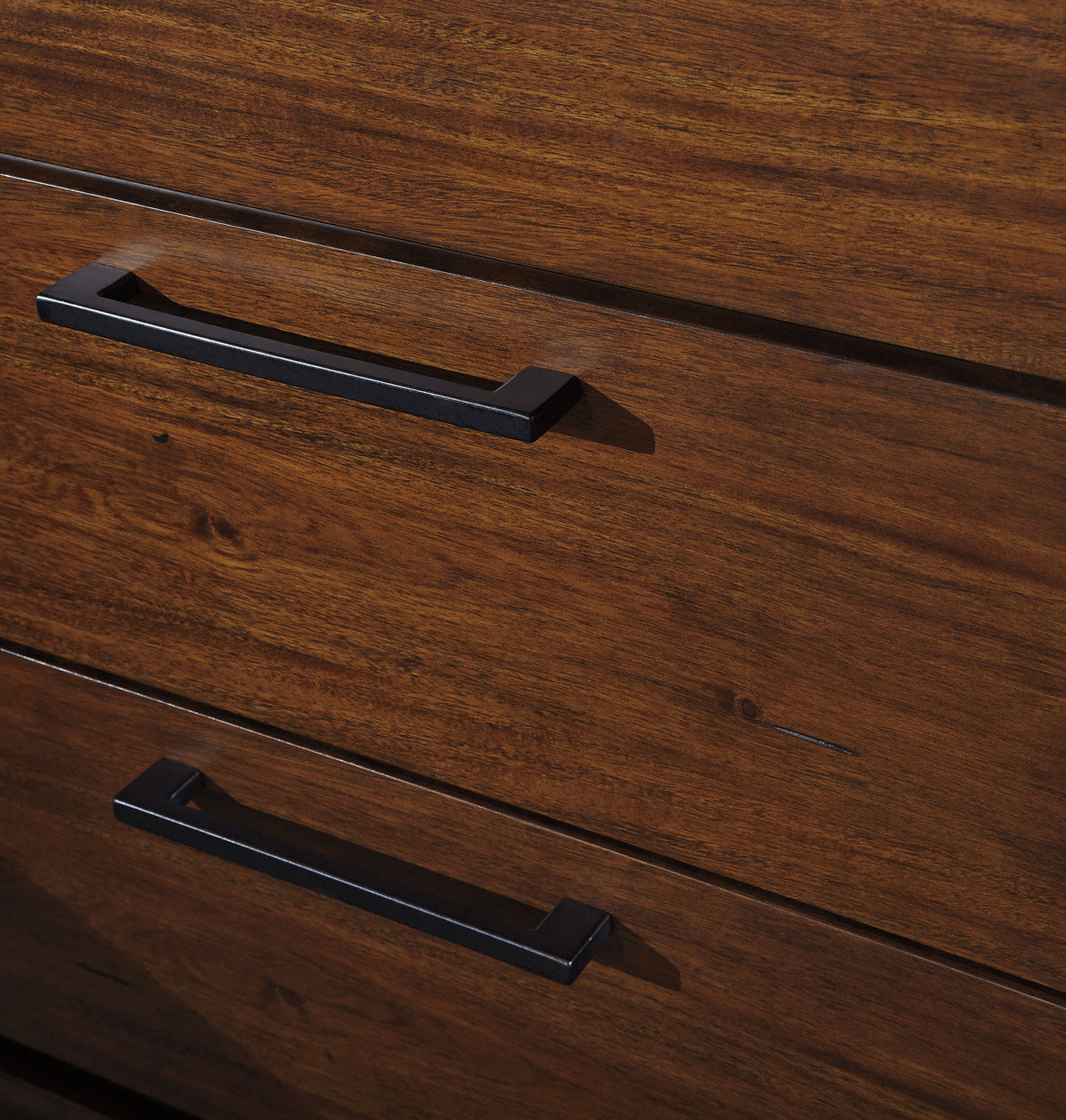 NELA Brown 65" Wide Dresser & Mirror