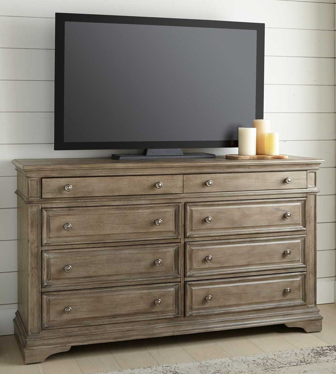NEWHAVEN Driftwood 66" Wide TV Console