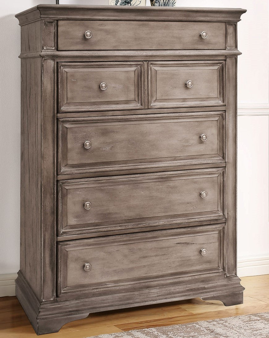 NEWHAVEN Driftwood Gray 40" Wide x 56" Height Chest