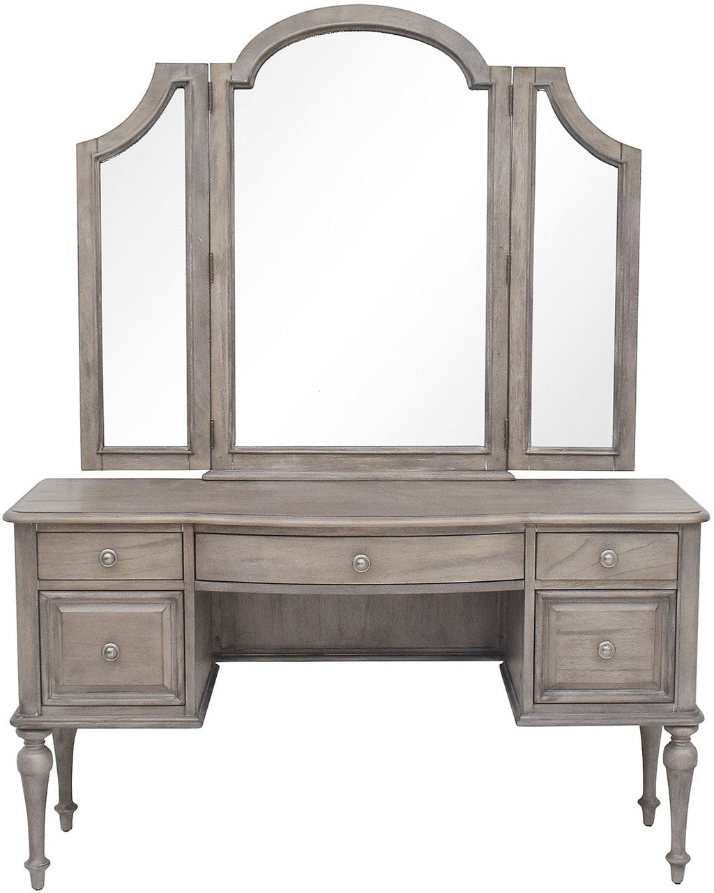 NEWHAVEN Driftwood 54" Wide Vanity & Stool