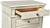 NEWHAVEN White 28" Wide x 39" Height Night Stand with USB