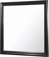 NIMES Black 57" x 71" Height Dresser & Mirror